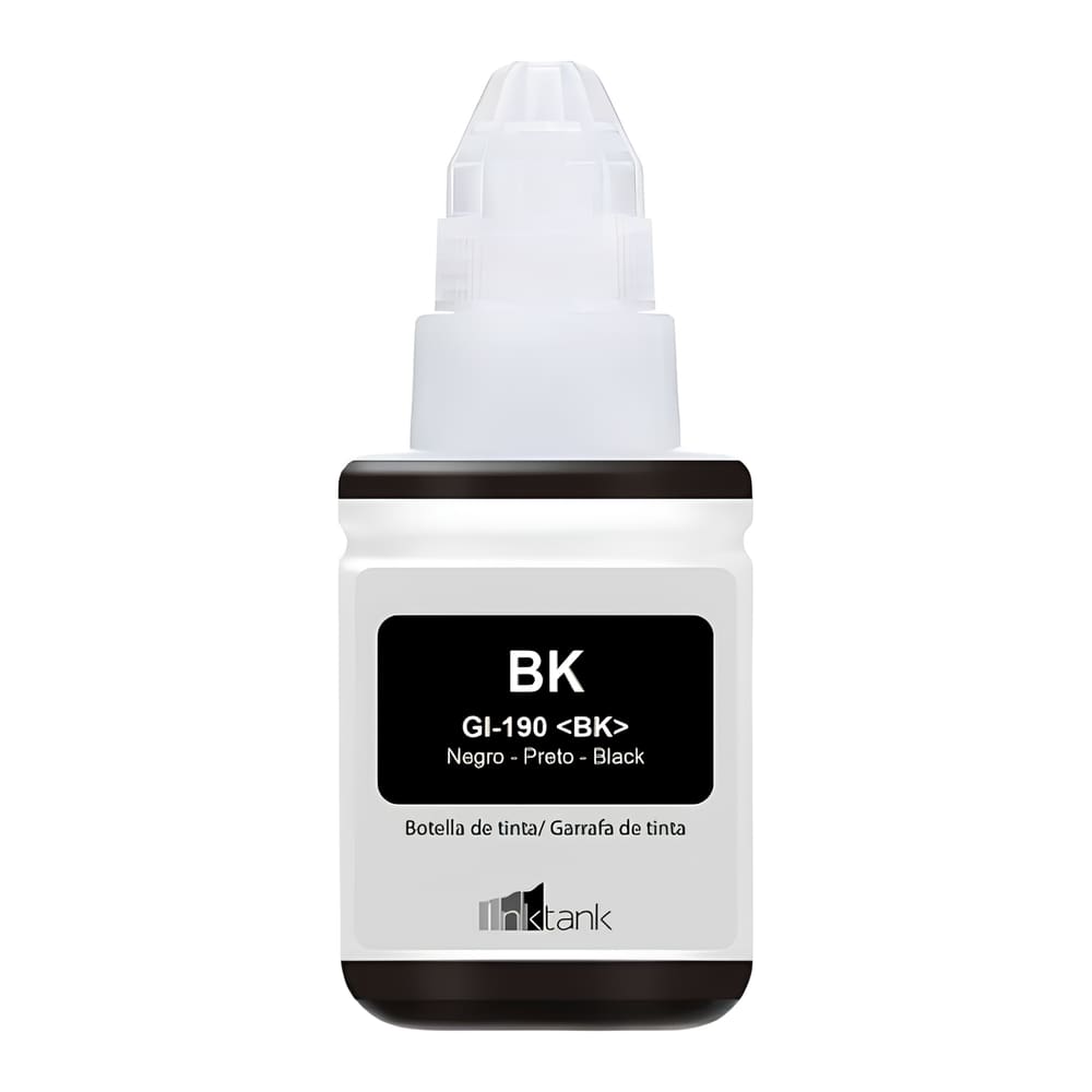 Refil de Tinta Compatível Canon G4111 GI-190 Black Compatível