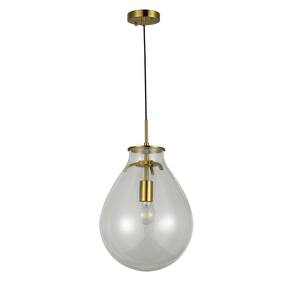 Pendente Caju 1xe27 Bulbo Max 40w Bella Iluminação Transparente
