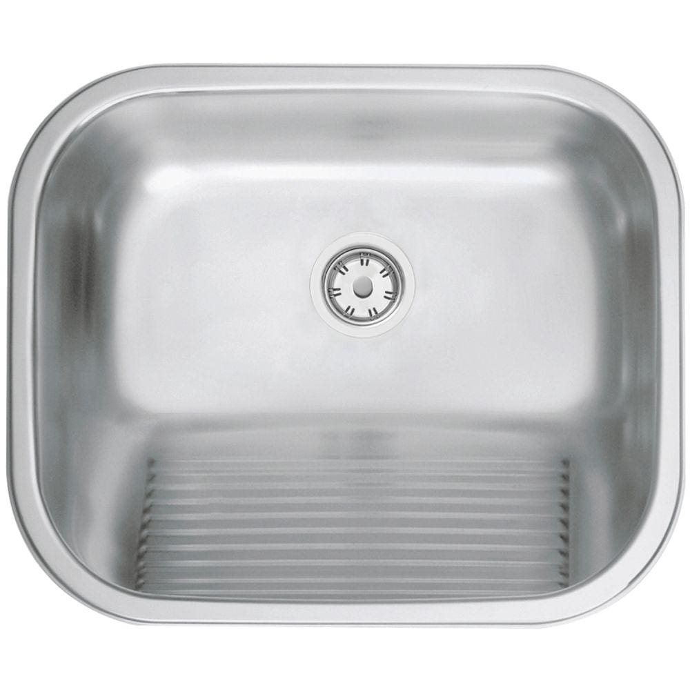 Tanque de Encaixe Tramontina Hera 34 L em Aço Inox Acetinado 50x40 cm