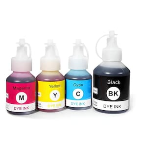 Kit refil tinta Para Brother DCP-T500W BT6001Bk BT5001