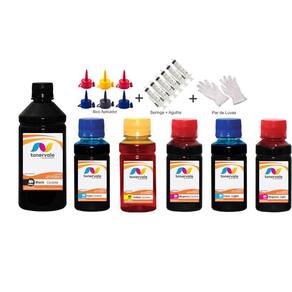 Kit 6 Tinta Para Epson R200 R220 R300 R320 RX500 RX600 800ml Platinum