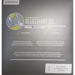 Carta Náutica Garmin Bluechart G3 HD Costa leste da América do Sul