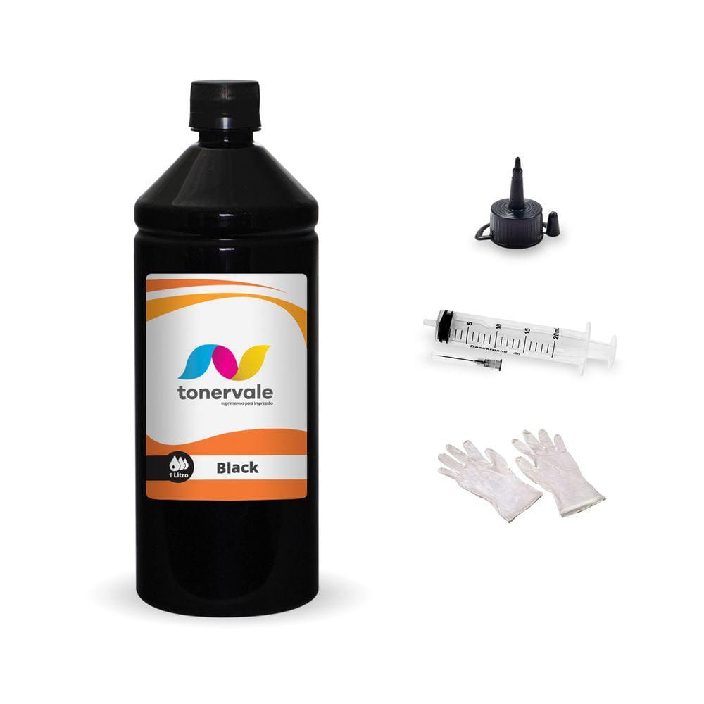 Tinta Para Epson L375 L365 L355 T664 Black 1 Litro Platinum