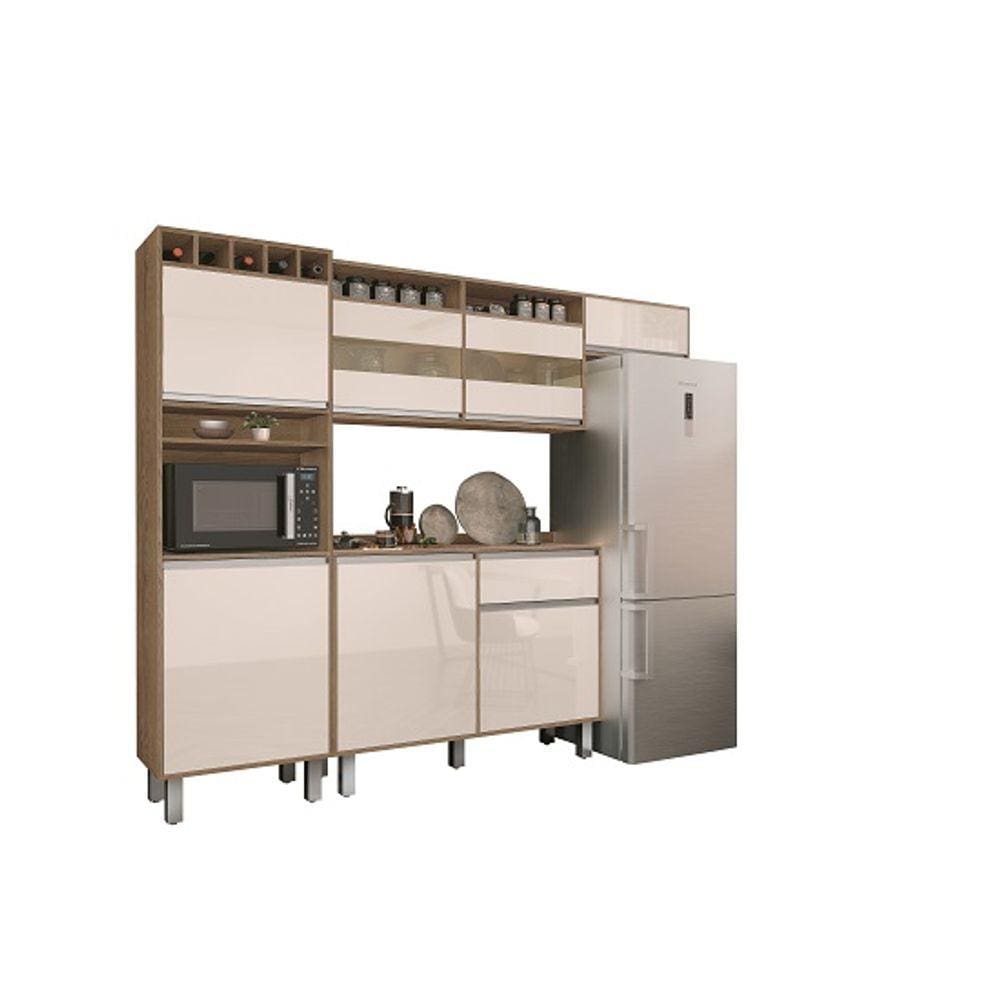 Cozinha Smart Freijó/Off White – Vitamov
