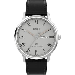 Relógio Timex Waterbury Classic, estojo de 40 mm, mostrador cinza para homens