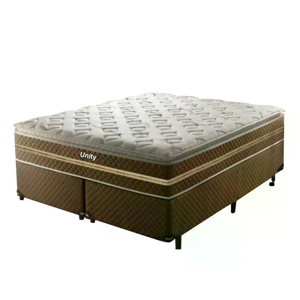 Cama Box Com Colchão Queen Size Unity 1,58m