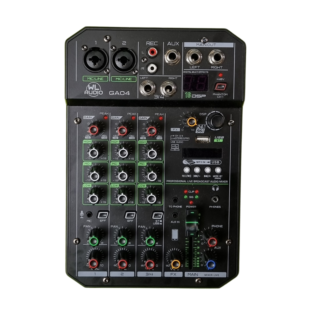Mesa de som WL Audio GA04