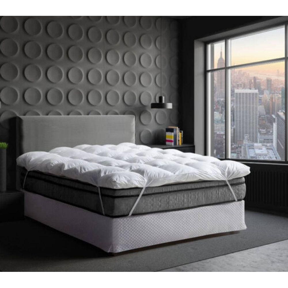 Pillow Top Casal 100% Plumas de Ganço 233 Fios - 160x200