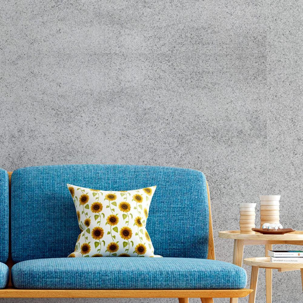 Adesivo De Parede Envelopamento Vinil Cimento Cinza Lavavel 3d 10m x 45cm Quarto Sala Escritório