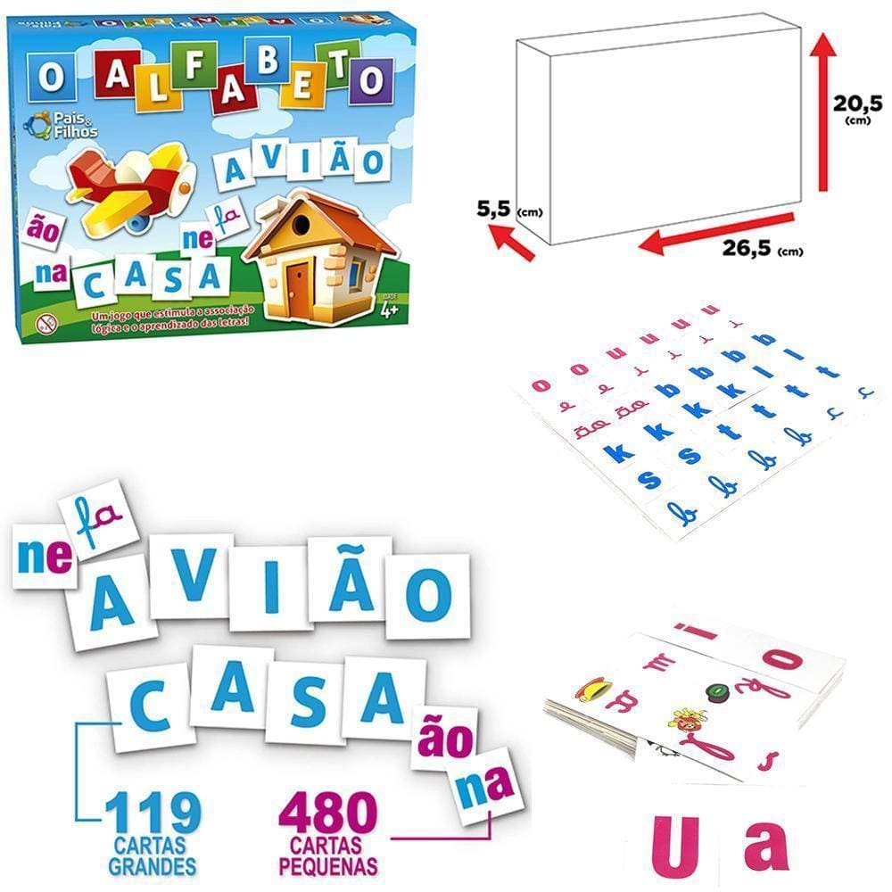 Jogo Identificar Letras/Formar Silabas E Palavras O Alfabeto