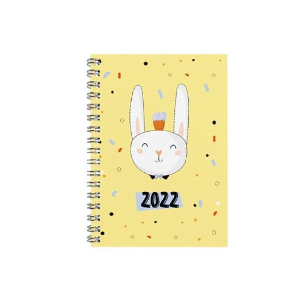 Agenda 2022 Capa Dura Espiral A5 176 Folhas 21X14,5Cm