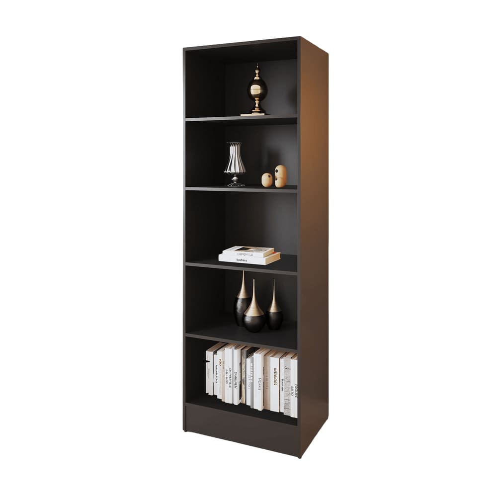 Estante Livreiro Mirage com 4 Prateleiras Viero Cor Preto