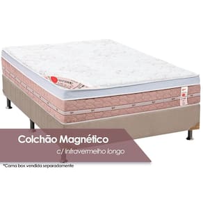 Colchão Casal Magnético c/ Niponpedic Molas Tecnopedic (138x188x31) - Castor