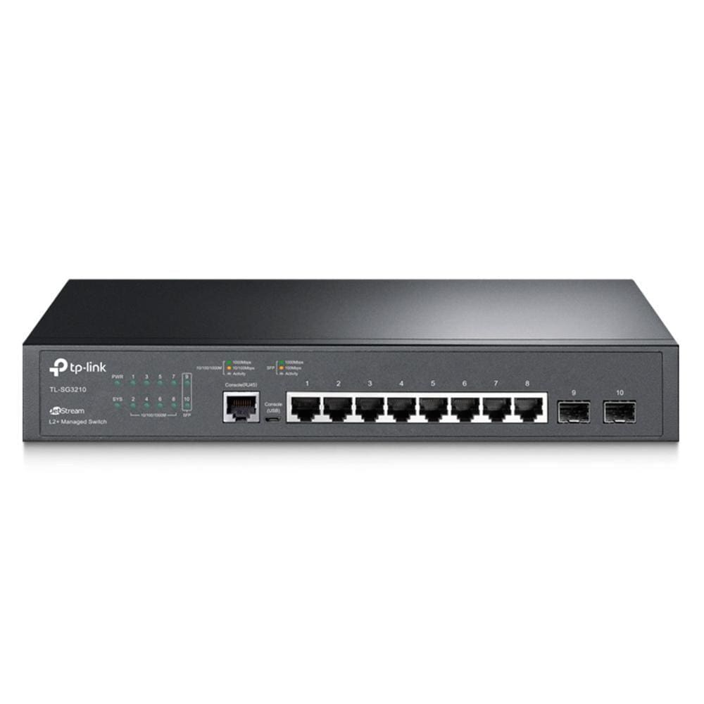 Swittch 8 Portas TP-Link TL-SG3210 Gerenciável L2+ - Gigabit - 2 portas SFP - JetStream - Omada SDN