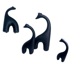 Dupla Girafa Decorativa em Argila Mãe e Filha terracota luxo
