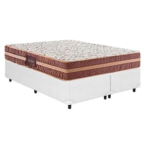Conjunto Box Queen: Colchão Anatômico Herval D28/AG65 Bermont + Base CRC Courano White(158x198)