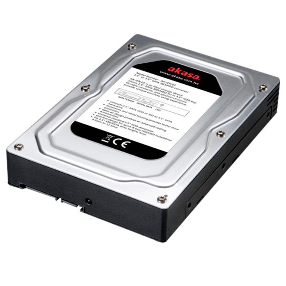 Conversor de SSD ou HD 2.5 para HD 3.5 - Converte SSD ou HD 2.5 para HD 3.5 - Akasa AK-IEN-07