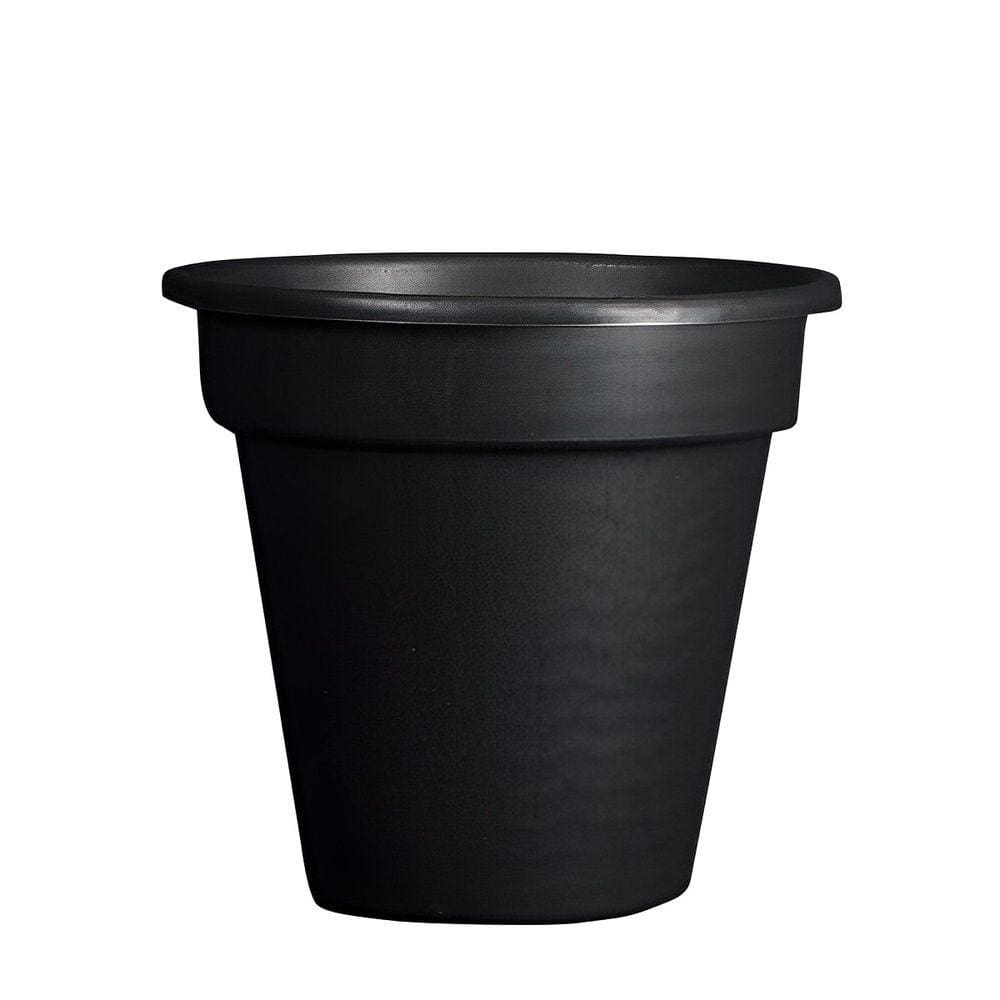 Vaso Balde Para Planta De Plástico Fundo N° 15 - Preto