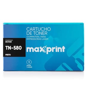 Toner Maxprint compatível com Brother TN580 Preto