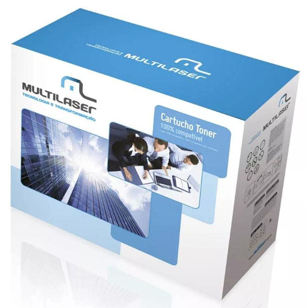 Toner Multilaser CT0301 compatível com HP 35A/36A/85A Universal Preto