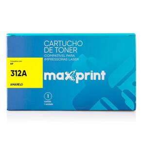 Toner Maxprint compatível com HP 312A Amarelo - CF382A