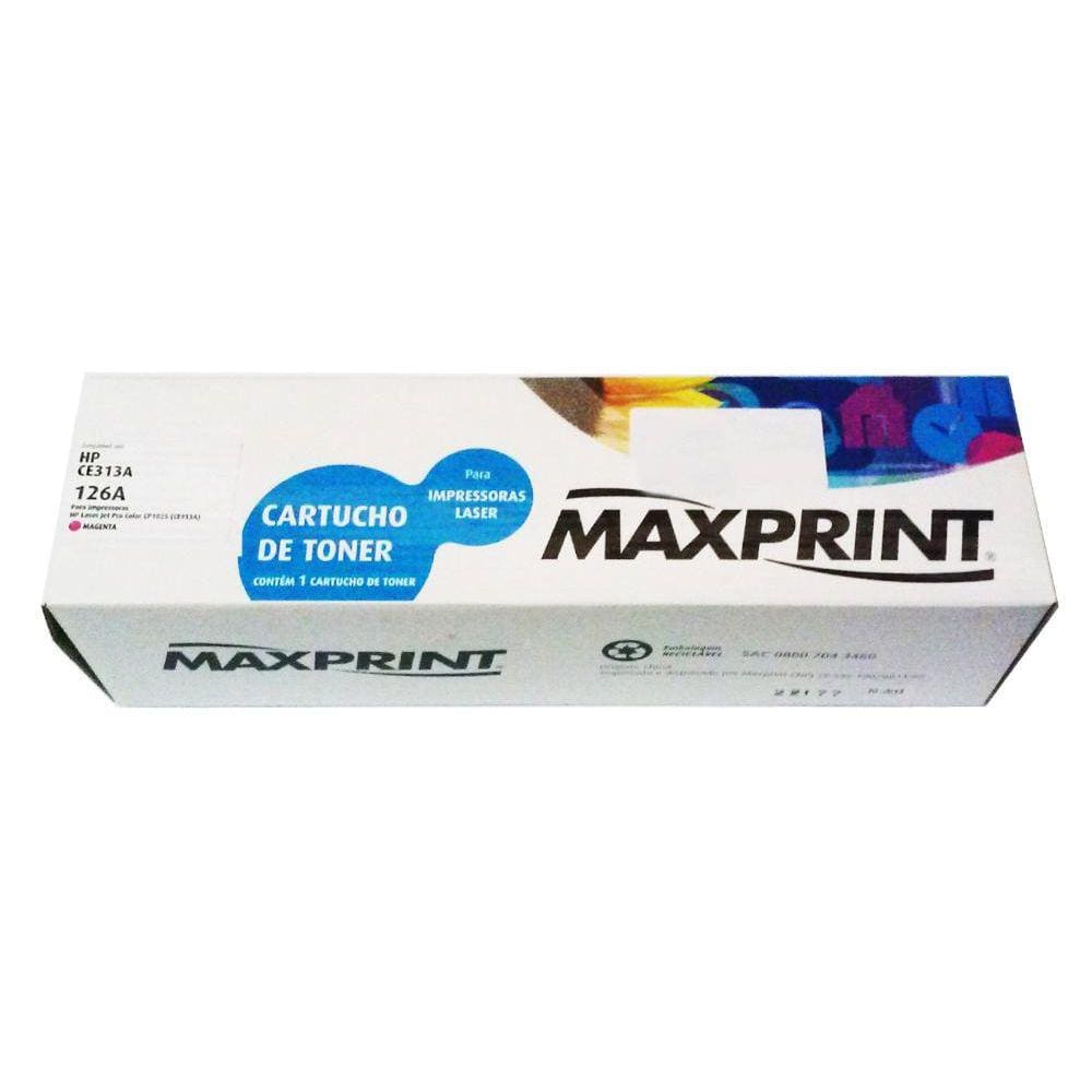 Toner Maxprint 5611789 compatível com HP 126A Magenta - CE313A
