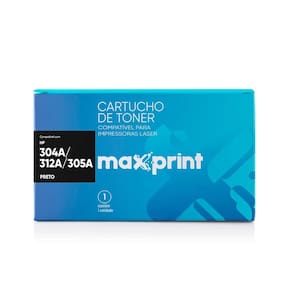 Toner Maxprint 56000053 Compatível com HP 304A/312A/305A - CC530A/CF380A/CE410A p/ LaserJet - Preto