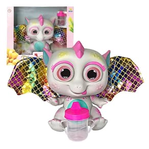 Bebê Dragão Flying Baby com Asas Branco - Brinquedo Infantil
