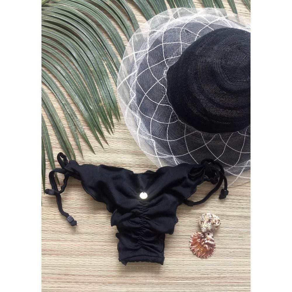 Tanga Ruffle Lisa - Preta