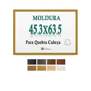 Moldura Caramelo 45,3X63,5 Quebra Cabeça 1000 Peças + Petg