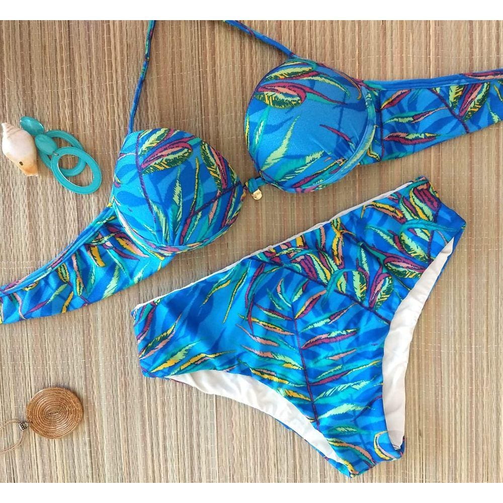 Conjunto Estruturado Com Aro/Hot Pant