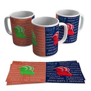 Caneca Áries Signo Horóscopo Zodíaco Ariano 325ml
