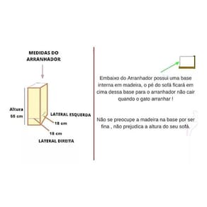 Arranhador Pra Gato Canto Cama Box Kit 2 Peças