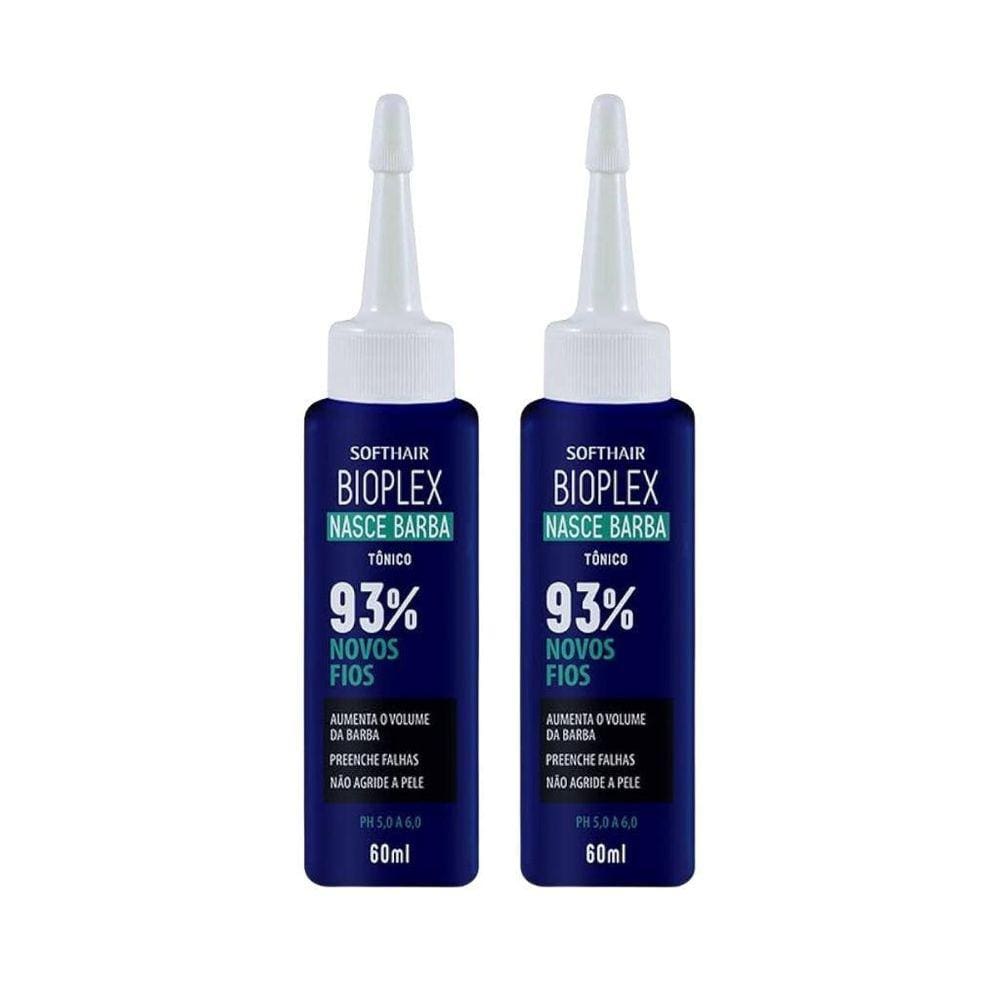 Tonico Nasce Barba Soft Hair 60Ml - Kit Com 2Un