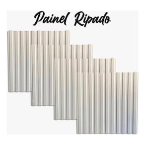 24 Placas 3D Parede Painel Ripado Revestimento Pvc