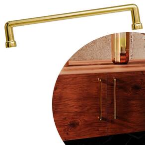 Puxador Norbello IL 1740 - Ouro Real - 224MM