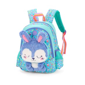 Mochila de Costa Coelhinho C/ Orelha 3D Petit Verde - Luxcel