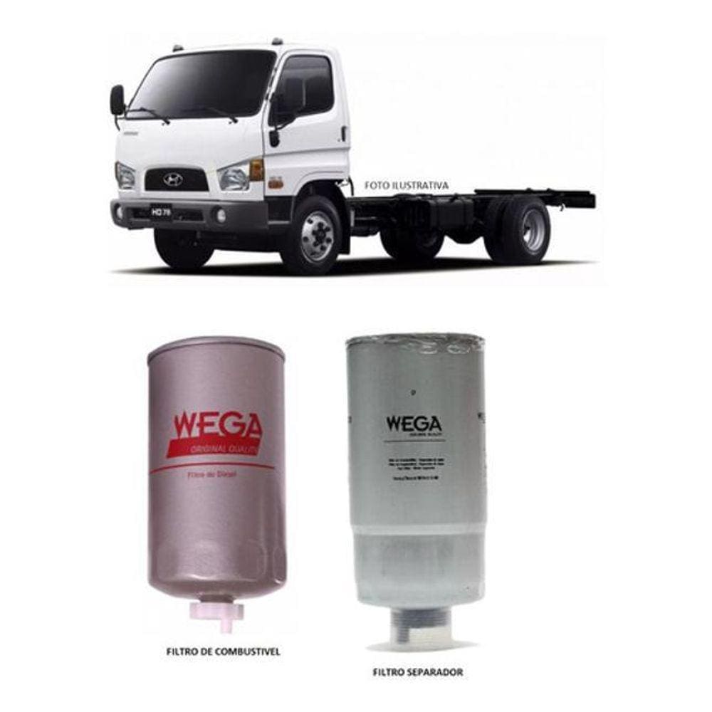 Filtro Do Combustível Hyundai Hd78 3.0 Diesel
