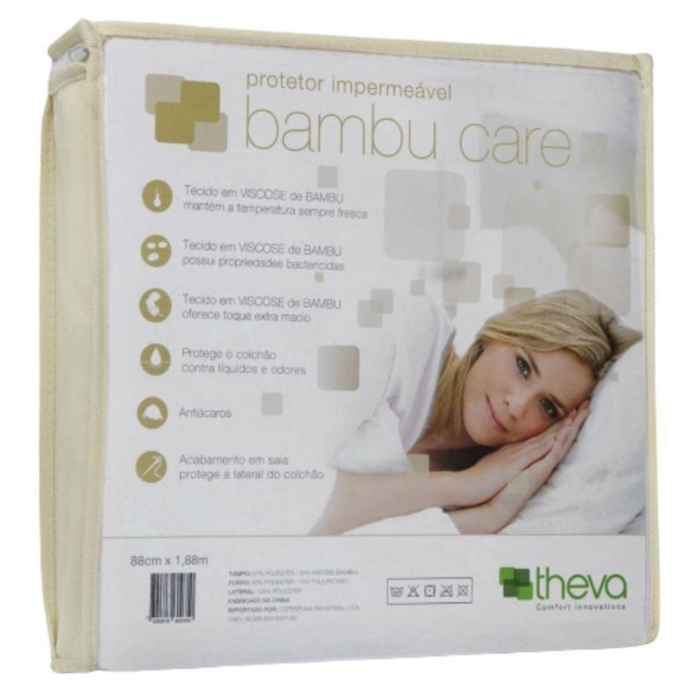 Protetor De Colchão Bambu Care Casal