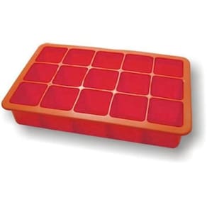 Forma De Gelo Em Silicone 15 Cubos Vermelha S6014B-Vm