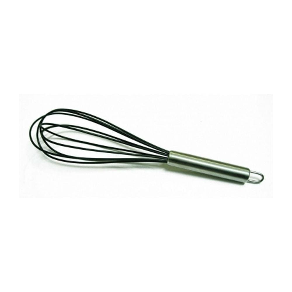 Batedor Em Silicone Preto 25,5 Cm