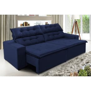Sofá Concepit 200cm Retrátil Reclinável com Molas espirais - WS estofados