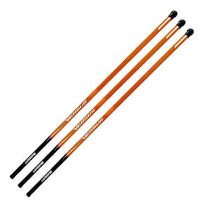 Vara Pesca Telescopica Portátil MS Versus KIT 4,00m/5,00m/6,00m Fibra de Vidro