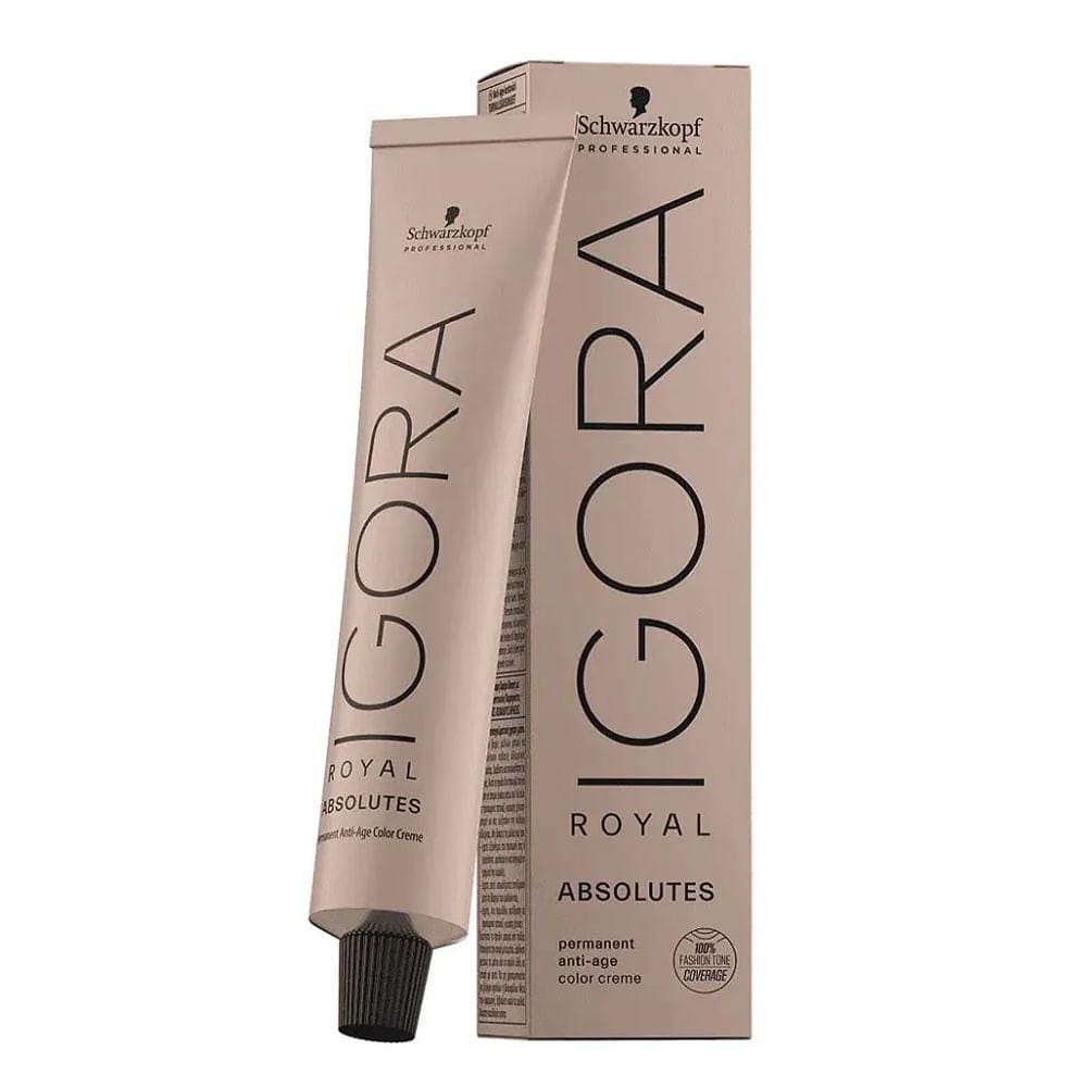 Tinta Profissional Igora Absolutes Louro Escuro Marrom 6.60