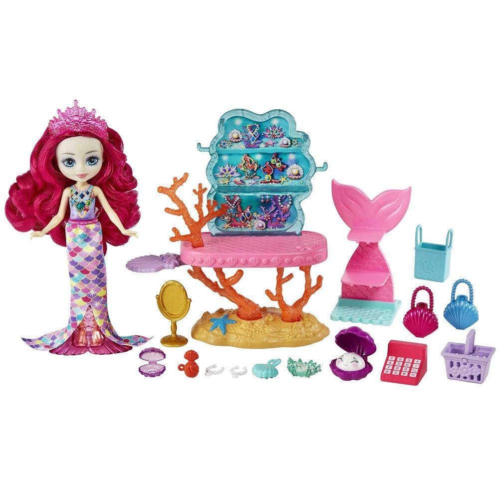 Conjunto de jogos Mattel Enchantimals Ocean Treasures com Milagra Merma