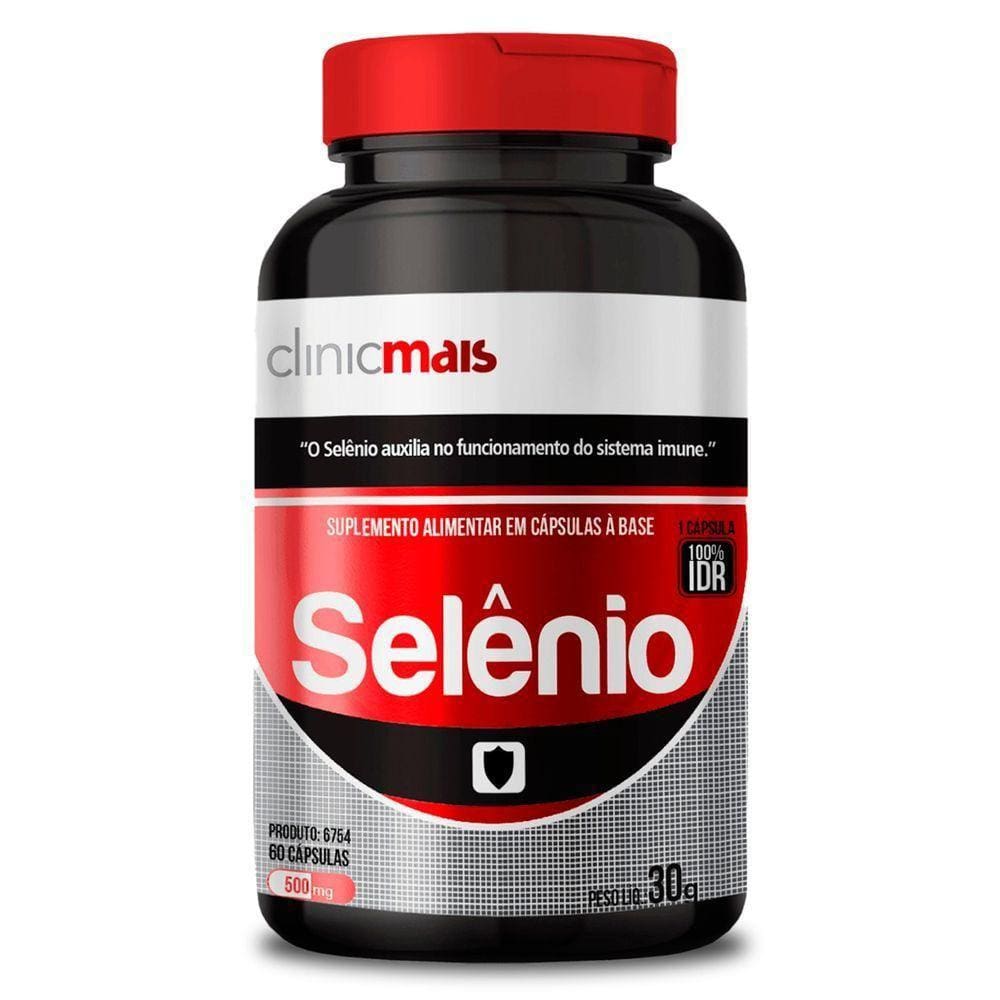 Selênio Clinic Mais 60 Cápsulas 500 Mg