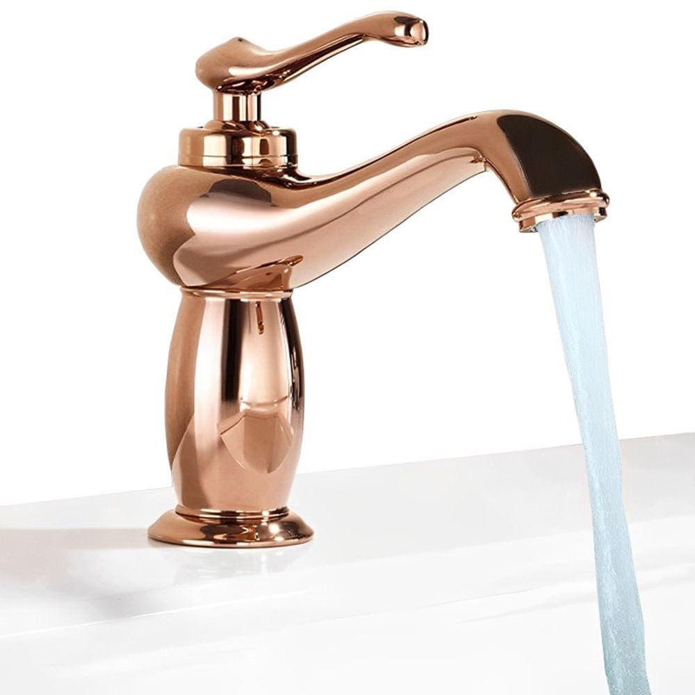Torneira Monocomando Clássica Antiga Vintage Rústica Monocomando Misturador Água Quente e Fria Bico Aerador