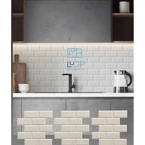 18 Placas Painel Tijolinho Retro Revestimento 3D 50Cm X 50Cm