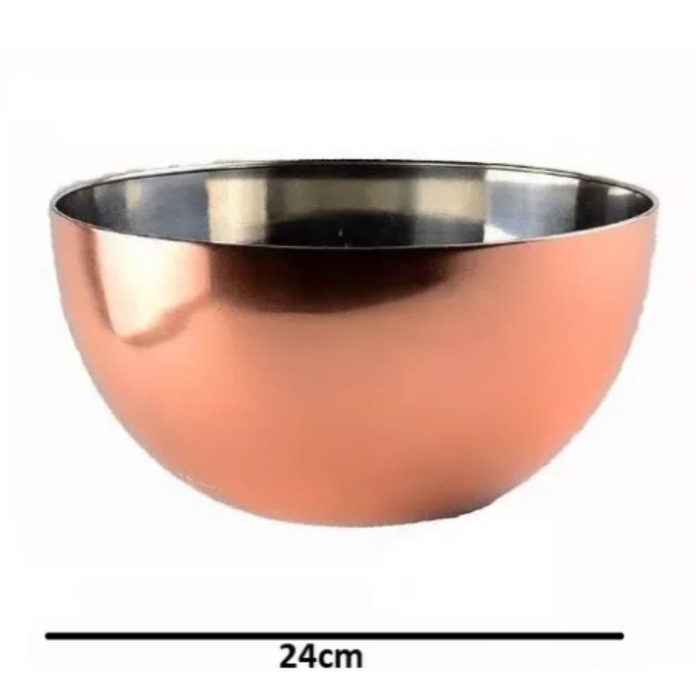 Bowl Inox Bronze 24 Cm Mimo
