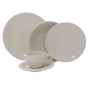 Aparelho De Jantar 20 peças Creme Biona Oxford